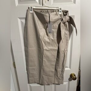 Pleather pencil skirt
